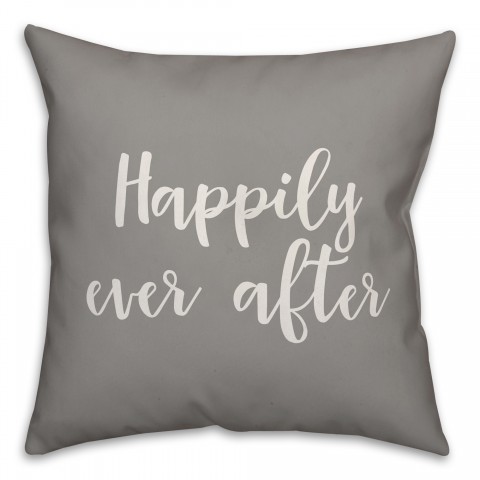 Happily Ever After 16x16 Spun Poly Pillow Cover