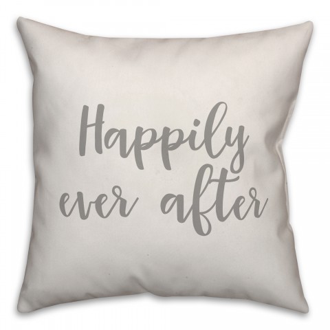 Happy Valentine's Day 16x16 Spun Poly Pillow Cover