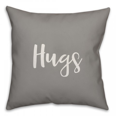 Hugs 16x16 Spun Poly Pillow Cover