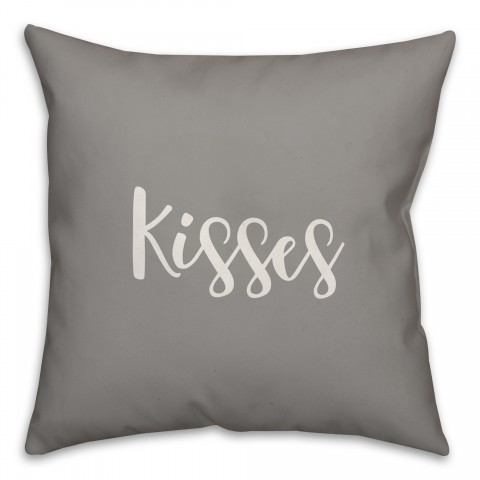 Kisses 16x16 Spun Poly Pillow Cover