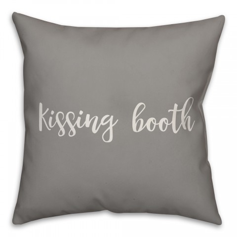 Kissing Booth 16x16 Spun Poly Pillow Cover
