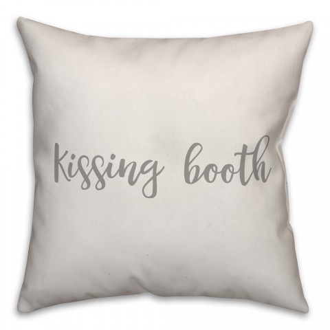 Kissing Booth 16x16 Spun Poly Pillow Cover