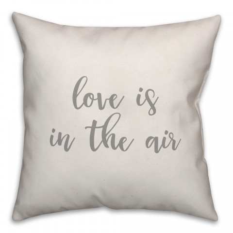 Love Is In The Air 16x16 Spun Poly Pillow Cover
