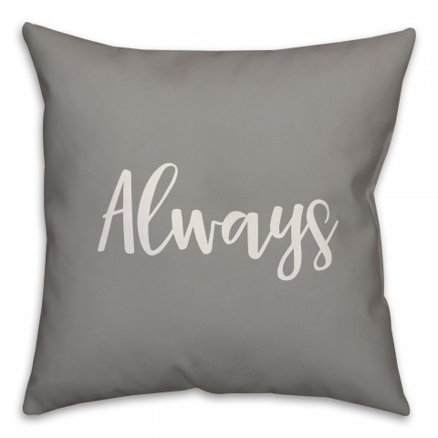 Always 16x16 Spun Poly Pillow Cover