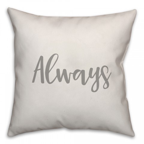 Always 16x16 Spun Poly Pillow Cover