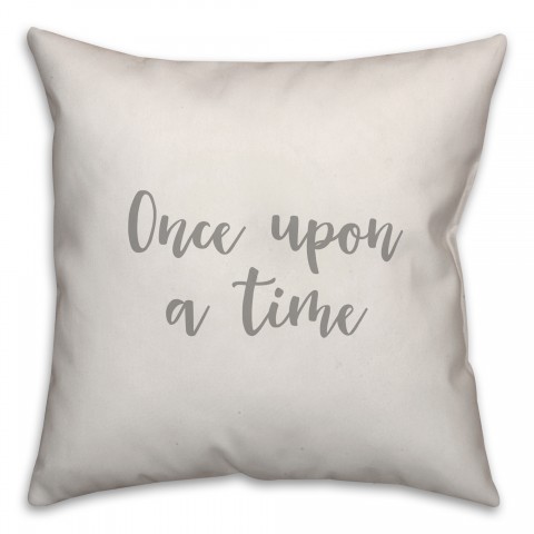 Once Upon A Time 16x16 Spun Poly Pillow Cover