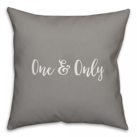 One & Only 16x16 Spun Poly Pillow Cover