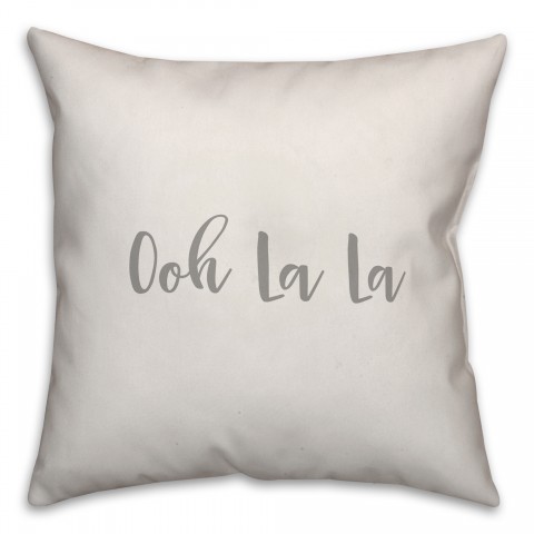 Oooh La La 16x16 Spun Poly Pillow Cover