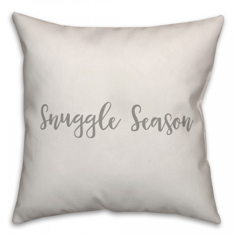 Snuggle Season 16x16 Spun Poly Pillow Cover