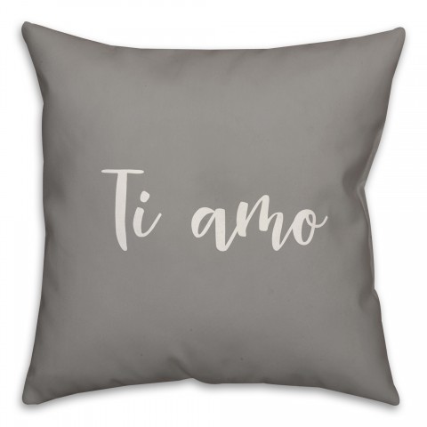 Ti Amo 16x16 Spun Poly Pillow Cover