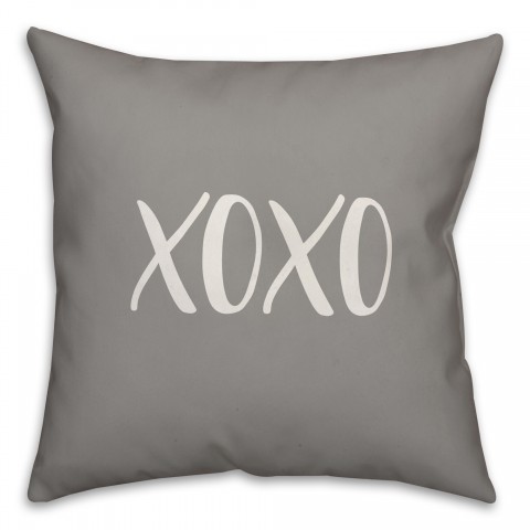 XOXO 16x16 Spun Poly Pillow Cover