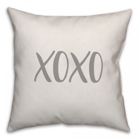 XOXO 16x16 Spun Poly Pillow Cover