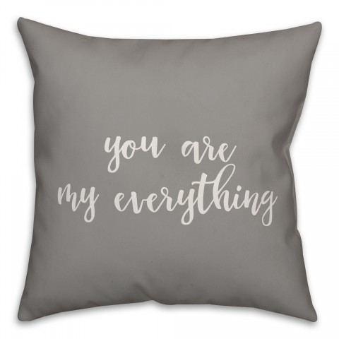 You Are My Everything 16x16 Spun Poly Pillow Cover