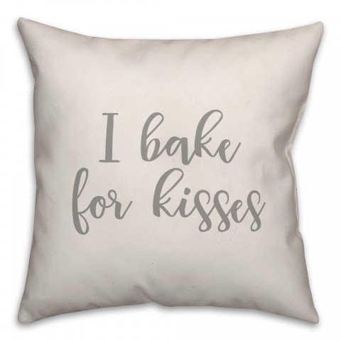 I Bake For Kisses 16x16 Spun Poly Pillow Cover