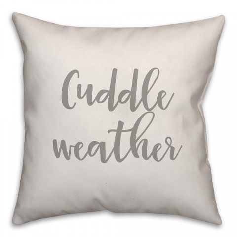 Cuddle Weather 16x16 Spun Poly Pillow Cover