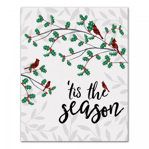 Tis The Season 16x20 Canvas Wall Art
