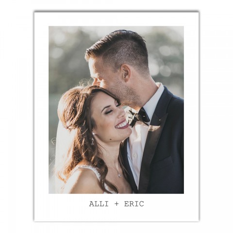 Simple Names Frame 11x14 Personalized Canvas Wall Art