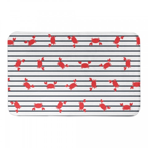 Dancing Crabs 34x21 Bath Mat