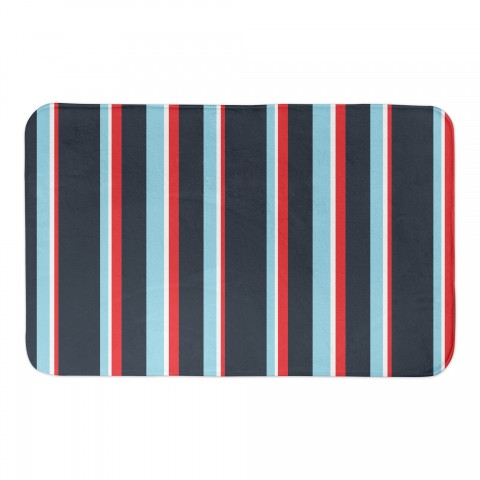 Nautical Stripes 34x21 Bath Mat