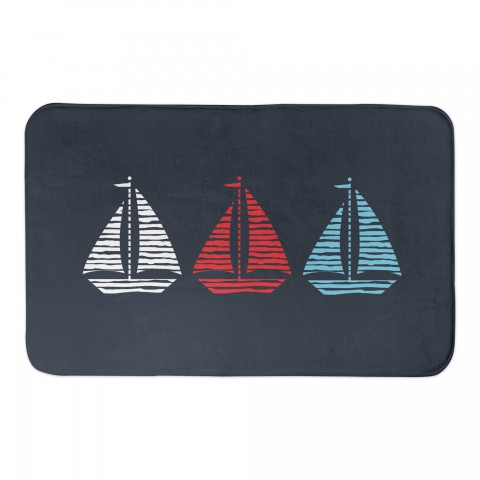 Sailboat 34x21 Bath Mat