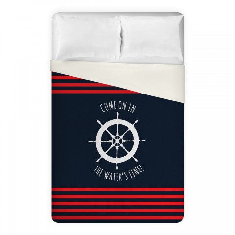 Come On In The Water's Fine Duvet