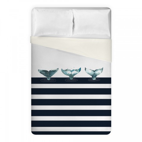 Whale Tails Duvet