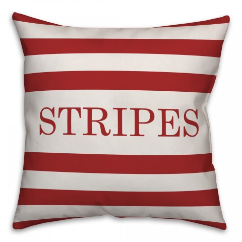 Stars and Stripes Reversible 18x18 Spun Poly Pillow