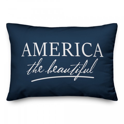 America the Beautiful 14x20 Indoor / Outdoor Pillow