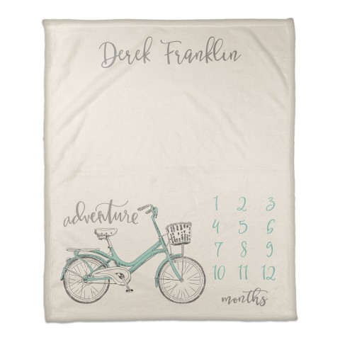 Little Adventurer 50x60 Personalized Coral Fleece Blanket