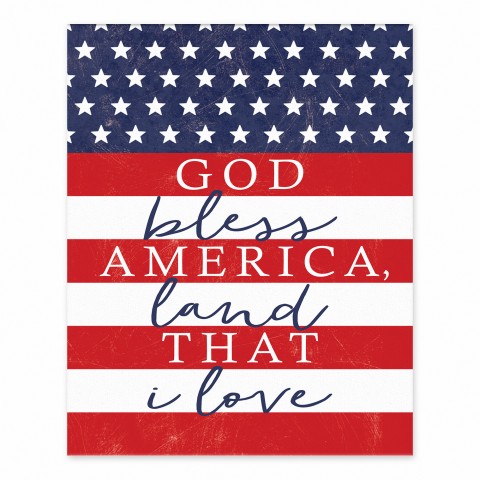 Land that I Love 8x10 Tabletop Canvas
