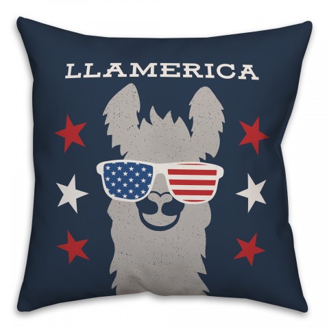 Llamerica 18x18 Spun Poly Pillow