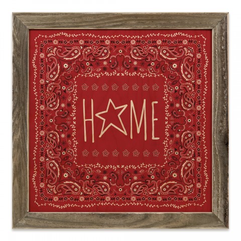 Bandana Home 12x12 Framed Wood Print