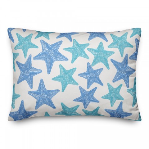 Starfish Pattern Pillow