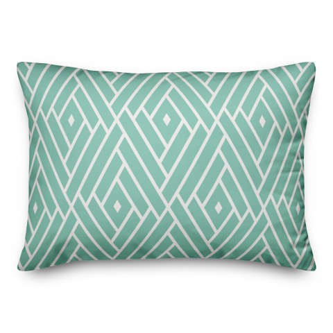 Abstract Diamond Pillow