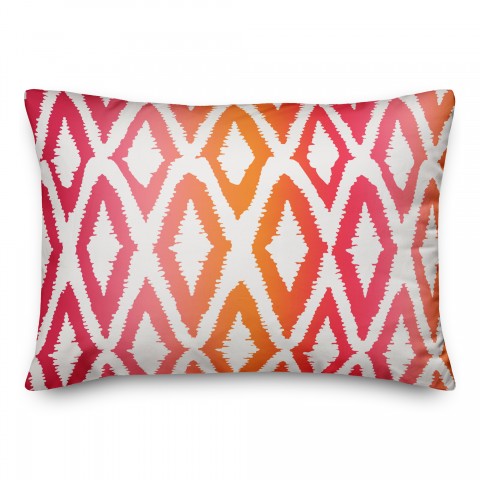 Gradient Ikat Pillow