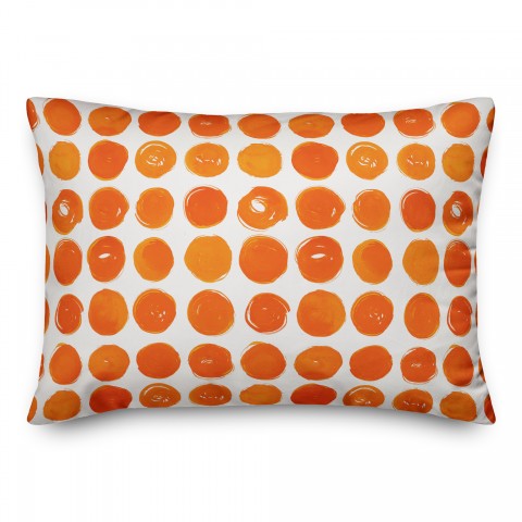 Watercolor Dots Pillow