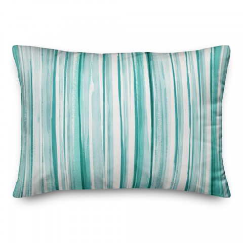 Painterly Stripes Pillow
