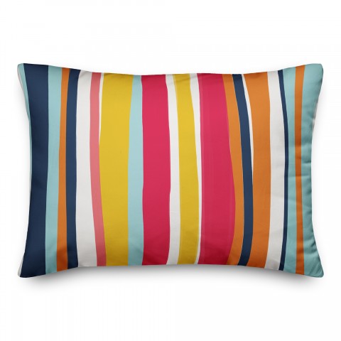 Multi Color Stripes Pillow