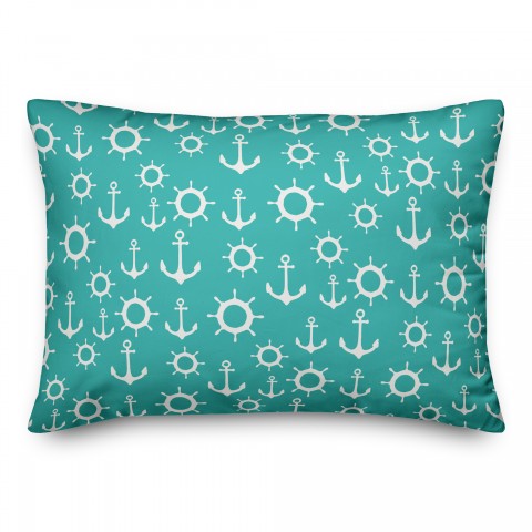 Nautical Anchor Pillow