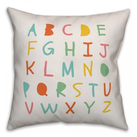 ABC's 16x16 Spun Poly Pillow