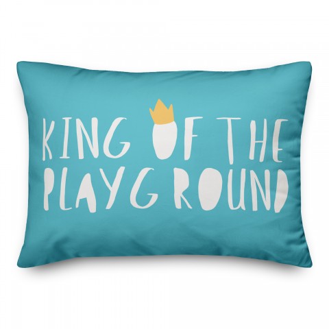 King of the Playground 14x20 Spun Poly Pillow
