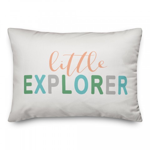 Little Explorer 14x20 Spun Poly Pillow