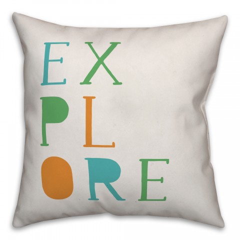 Explore 16x16 Spun Poly Pillow