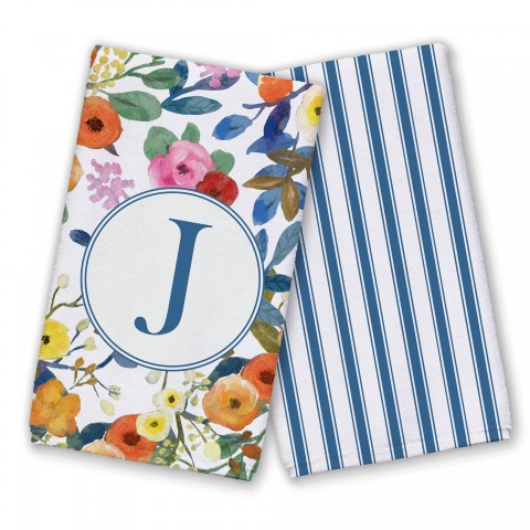 Wildflower Monogram - J Textiles Collection