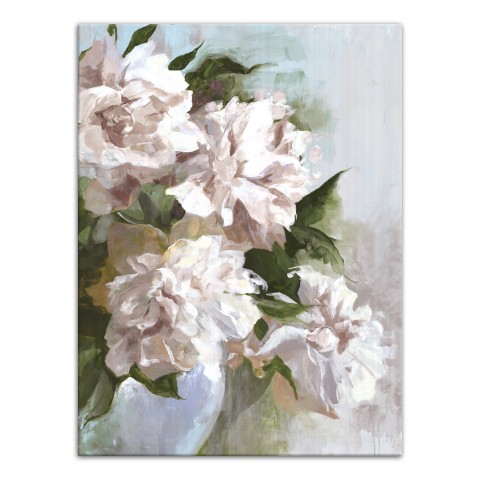 Painterly flowers 30x40 Canvas Wall Art