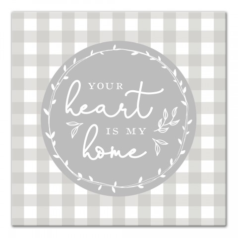 Your heart is my home Canvas Wall Art