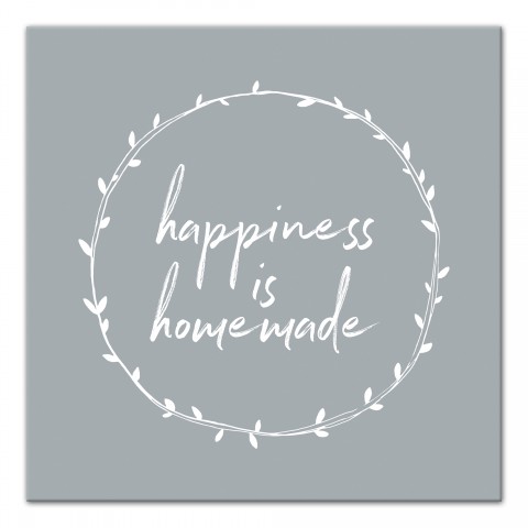 Happiness is homemade Canvas Wall Art