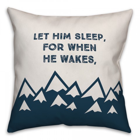 Let  him Sleep Pillow