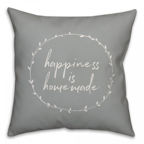 Happiness is Homemade Pillow