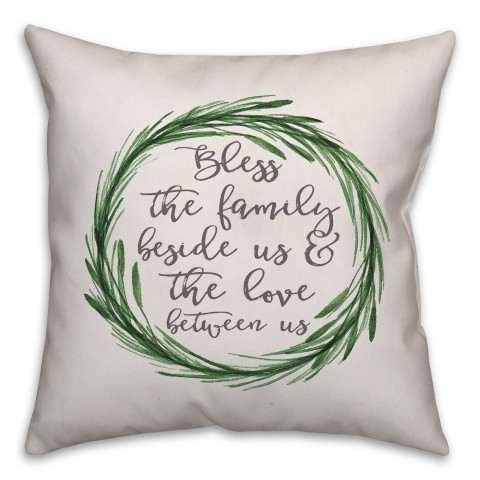 Bless the family Pillow